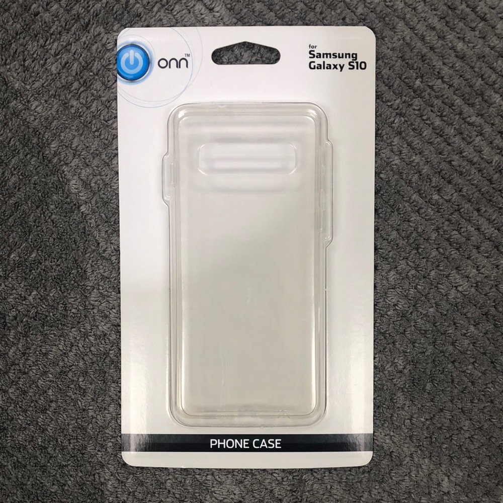 onn Samsung Galaxy S10 Clear Phone Case